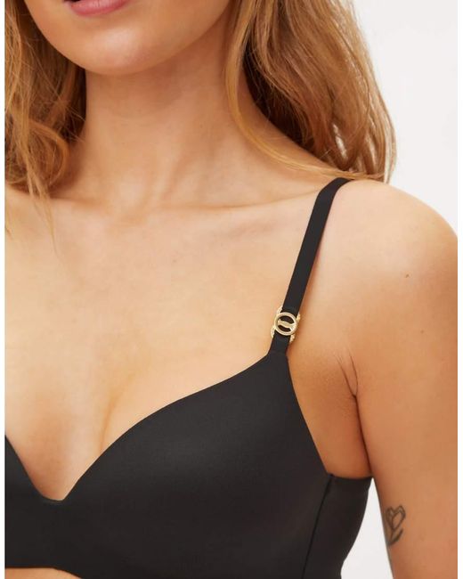KBX Black Charlotte Padded Non Wire Bra