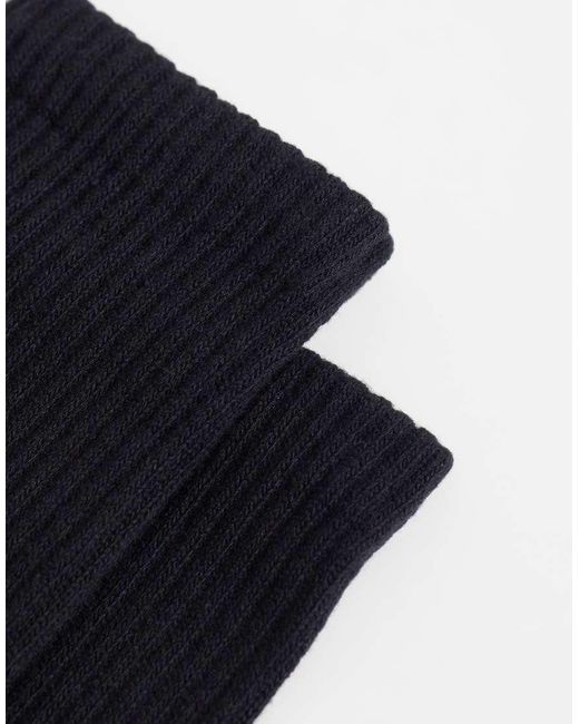 Cotton On Blue 3 Pack Essential Socks for men
