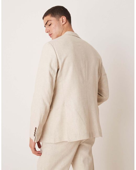 SELECTED Natural Malik Linen Blazer for men