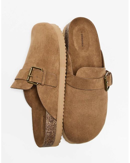 Bershka – clogs in Brown für Herren