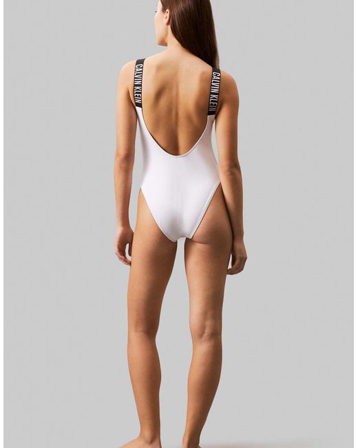 Calvin Klein White – intense power – badeanzug