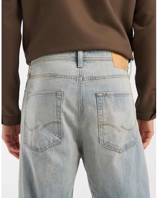 Jack & Jones Blue Alex baggy Fit Jeans for men