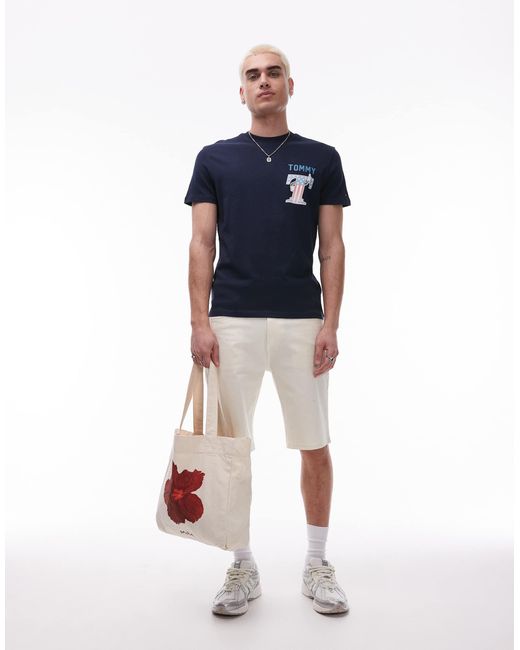 Tommy Hilfiger – t-shirt in Blue für Herren