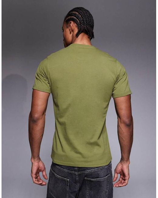 Barbour Green Small Logo T-shirt for men