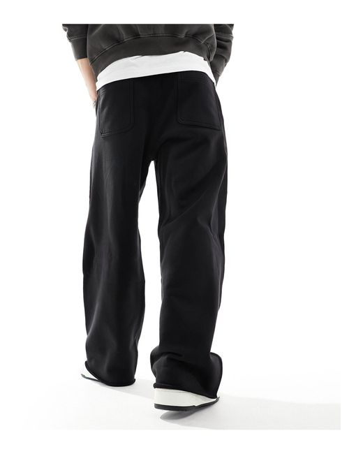 Weekday Black Astro Loose Fit joggers for men