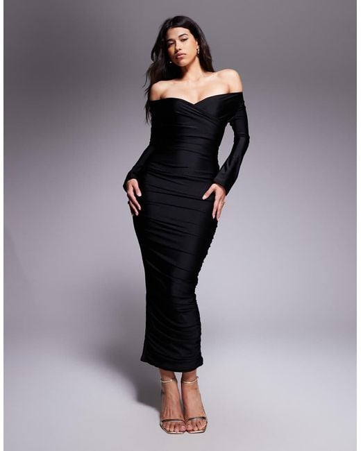 Ruched & Ready You Wish in het Black