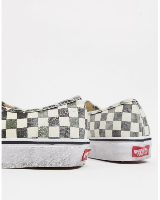 Authentic Tennis Carreaux d lav Vans pour homme en coloris