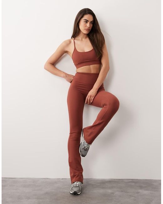 4505 White Icon High Waist Slim Kick Yoga legging