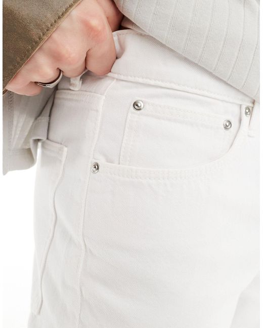 Jeans dritti bianchi di ASOS in White da Uomo