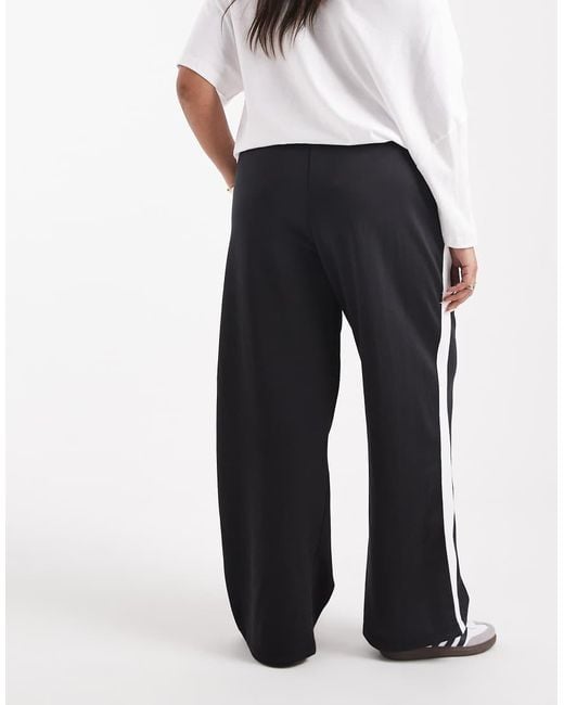 Noisy May White Straight Leg Jersey Trouser