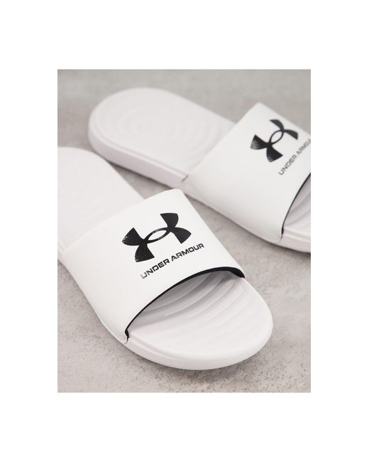 Sandalias blancas ansa flix Under Armour de hombre de color Blanco | Lyst