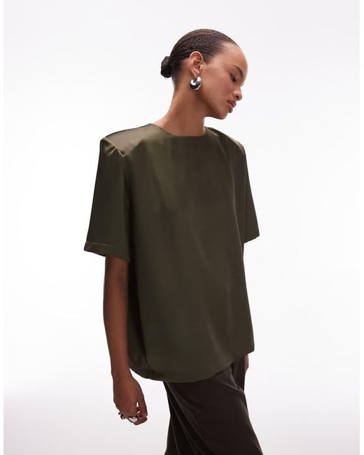 T-Shirt Oversize di ASOS in Green