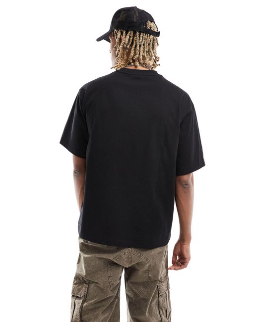 T-shirt oversize avec logo imprimé au centre G-Star RAW pour homme en coloris Black