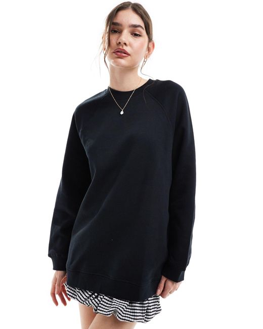 ASOS Blue – schweres oversize-sweatshirt