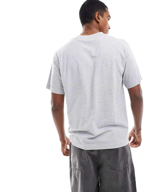 New Balance White New Balanace Small Logo T-shirt for men
