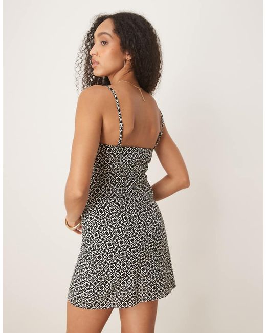Nobody's Child Gray Palma Mini Shift Dress