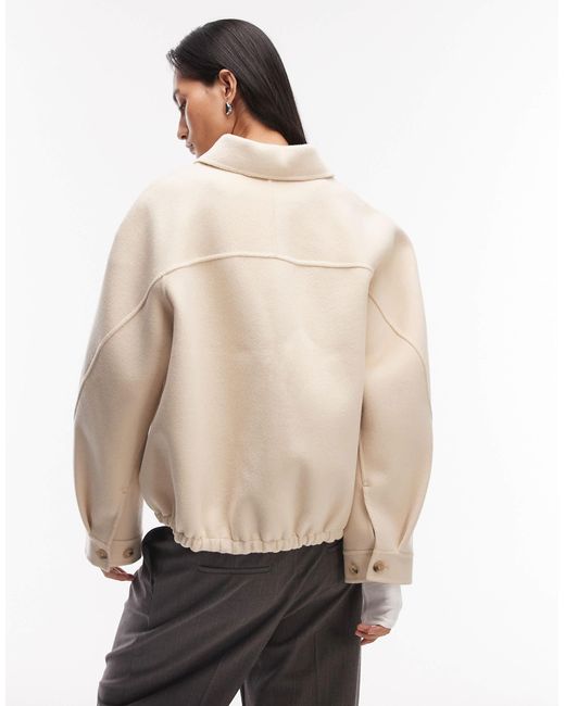 ARKET Natural Wool Rich Double Blouson Jacket
