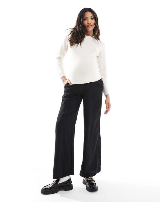 Vero Moda Black Relaxed Tailored Trousers