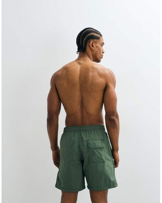 Mango Green Boxer Swim Shorts for men