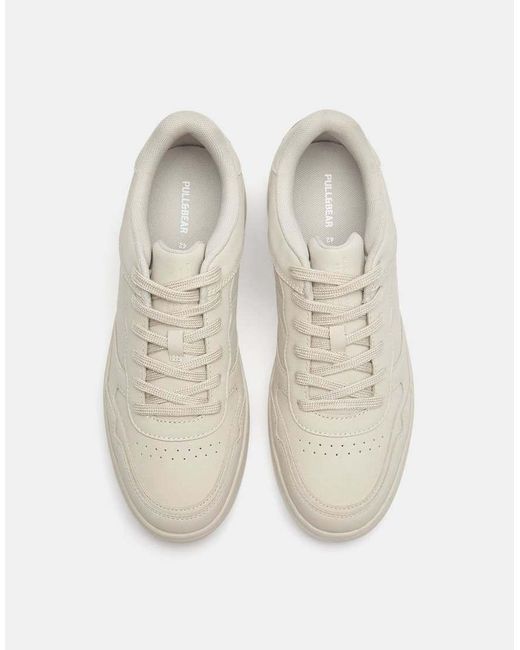 Pull&Bear White Chunky Sole Trainers for men