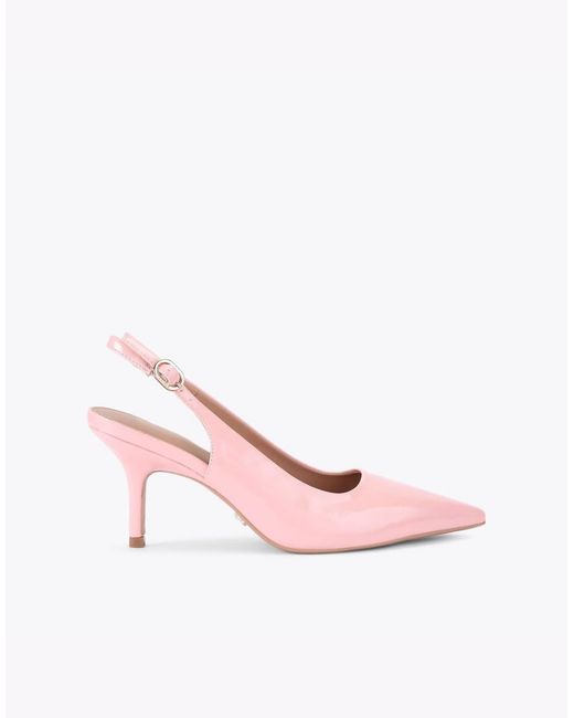Carvela Kurt Geiger Pink Spirit Sling Heeled Shoes