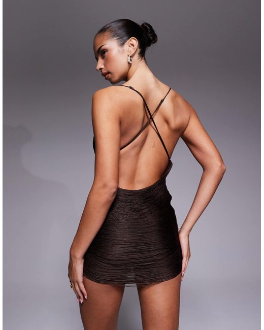 soyana fringed backless mini dress Fringe Bottom Dresses