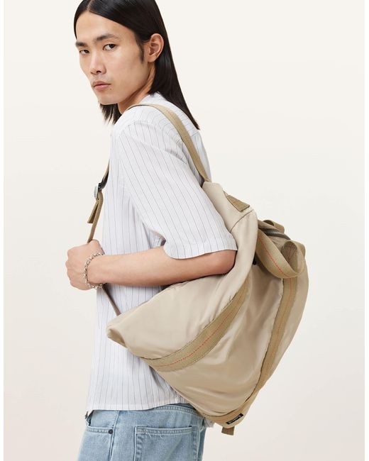 AllSaints – kei – rucksack in White für Herren