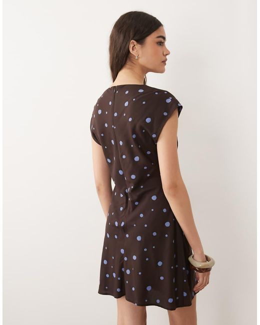 ASOS Multicolor High Neck Mini Dress