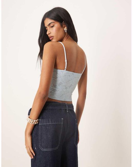 Motel White Brando Lace Cami Top
