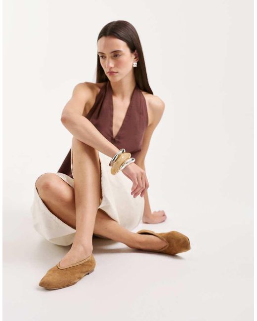 Tony Bianco Natural Bianca Ballet Flats