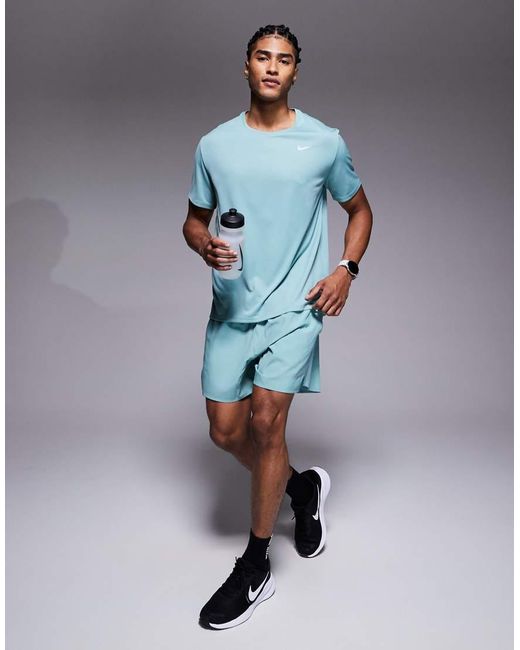 Miler Dri-Fit di Nike in Blue da Uomo