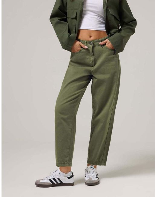 PixieGirl Green Petite Barrel Jeans