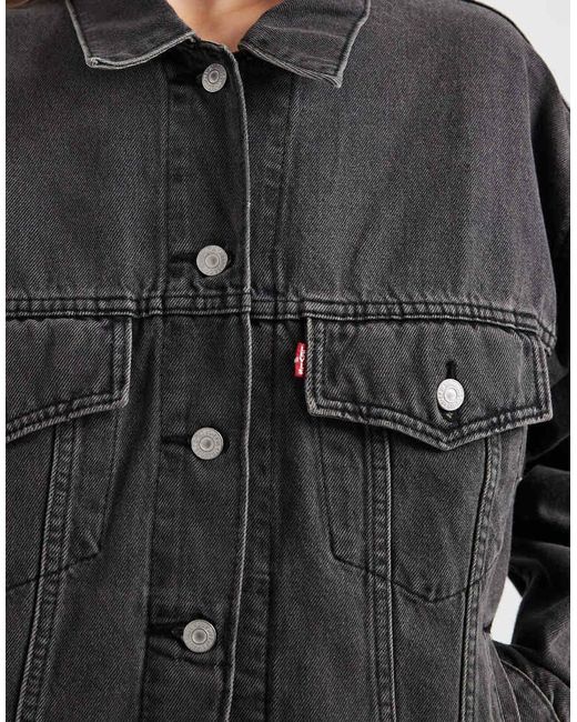 Levi's Black 90's Trucker Denim Jacket
