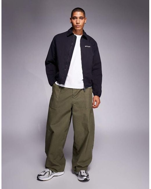 ARMANI EXCHANGE Blue Zip Through Jacket for men