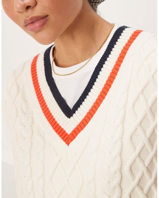 Gant White – strickpullunder