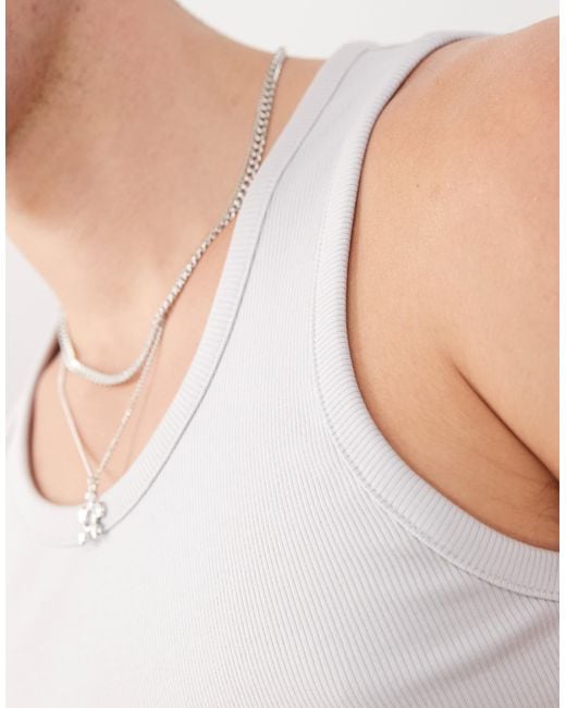 Weekday – trägertop in White für Herren