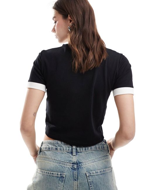 Herndon - t-shirt à manches courtes et bords contrastants Dickies en coloris Black