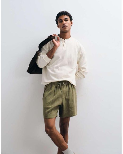 ASOS Green Co-ord Mid Length Shorts for men