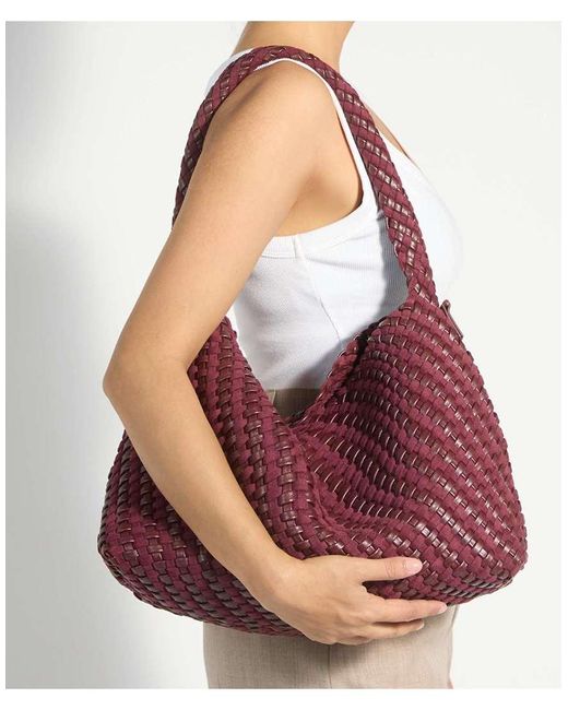 Dune Purple Deliberate L Shoulder Bag