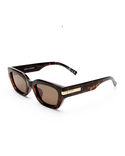 Le Specs Brown Cubito Sunglasses