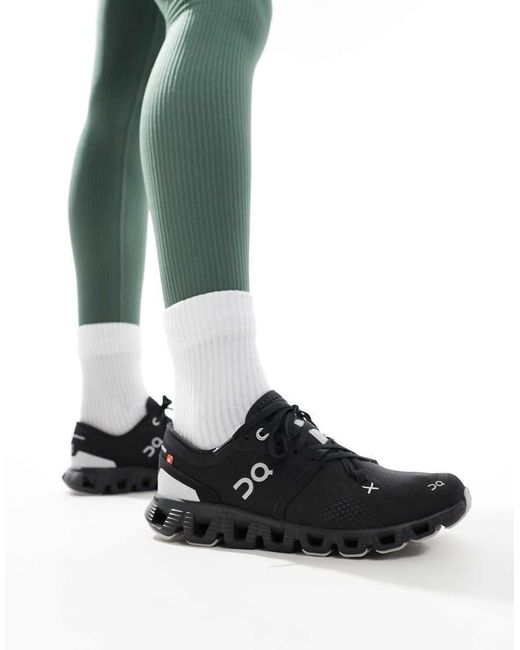 On Shoes Black Women's Cloud X 3 Training Shoes