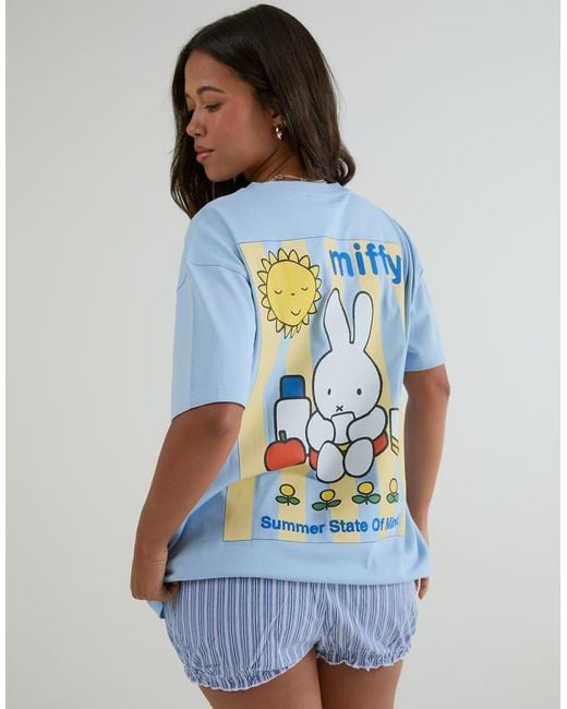 Skinnydip London Blue Miffy Summer State Of Mind T-Shirt