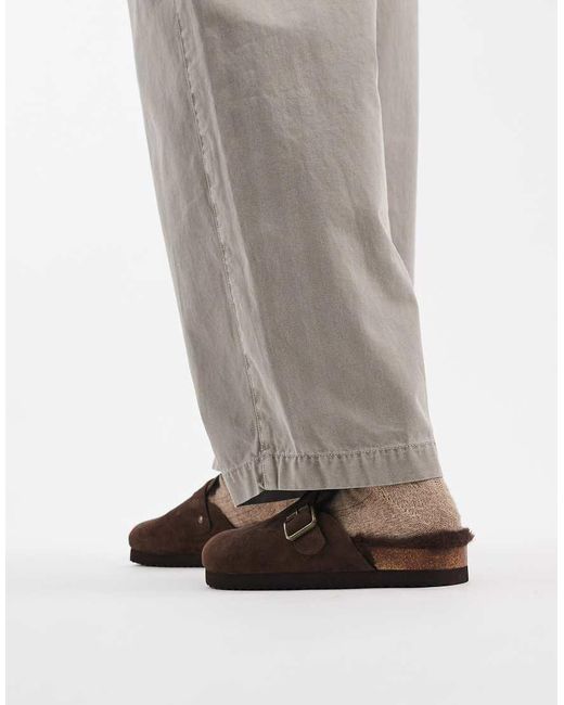 ASOS Gray Mule Loafers for men