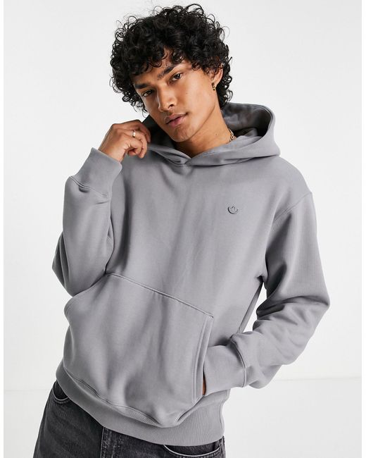Adidas Originals Gray Adicolor Contempo Premium Hoodie for men