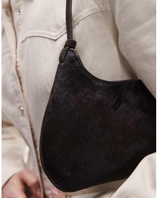 Borsa Da Spalla Scuro di Mango in White