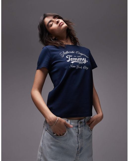 Tommy Hilfiger Blue – regular fit t-shirt