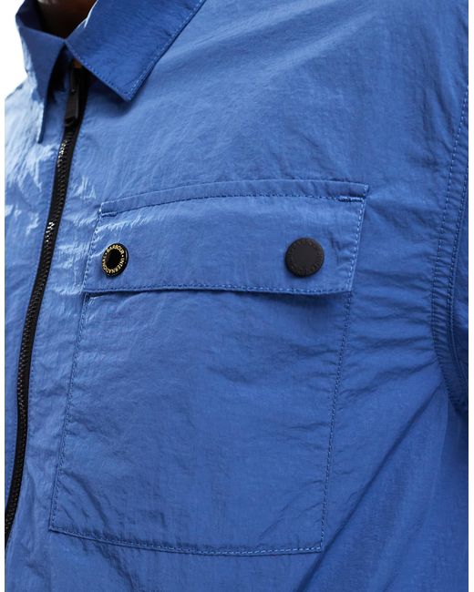 Barbour Blue Inline Overshirt for men