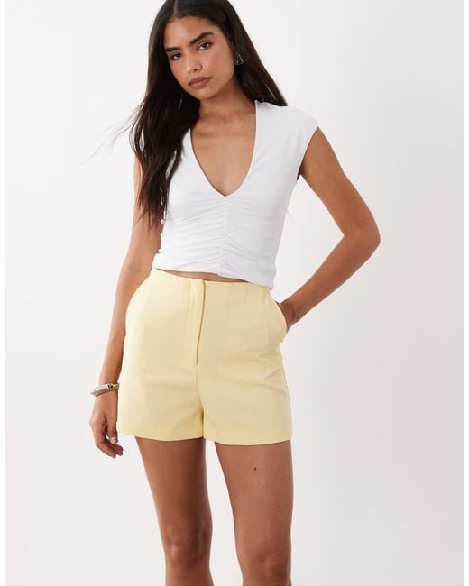 ASOS Natural A Line Tailored Short