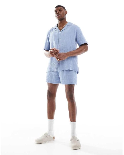 Goldsboro Resort Shorts in het Blue voor heren