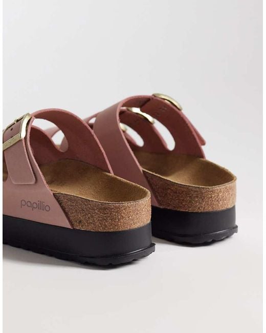 Birkenstock Brown Florida Iii Flex Platform